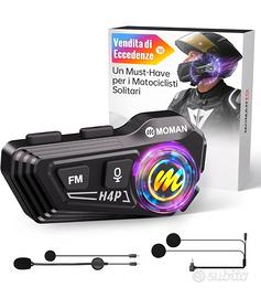 Moman H4P - Cuffie intercom per casco moto

