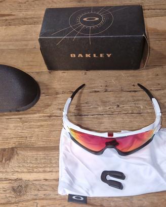 Occhiali Oakley Jawbreaker - Polished White Prizm