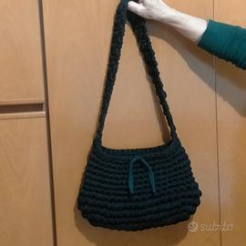 borsa uncinetto fettuccia