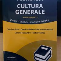 Libro di cultura generale Alpha test