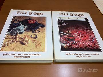2 libri  uncinetto/maglia