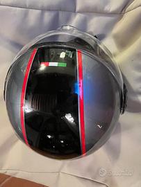Casco Jet nero e grigio taglia S