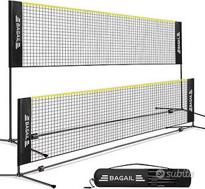 Rete Badminton Volano Pieghevole e Regolabile