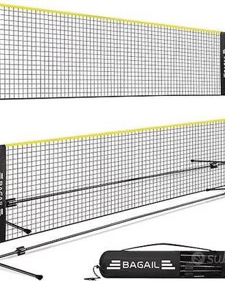 Rete Badminton Volano Pieghevole e Regolabile