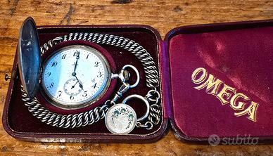 orologio da tasca funzionante OMEGA  Argento 1910
