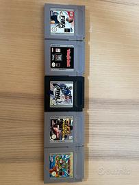 Lotto 5 Giochi Game Boy / Color