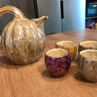 Set brocca + bicchierini Lucchesi Sesto Fiorentino