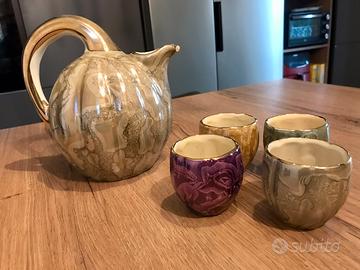 Set brocca + bicchierini Lucchesi Sesto Fiorentino