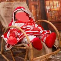 Vestito di carnevale cappuccetto rosso 3/6 mesi