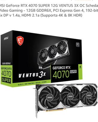 Msi geforce rtx 4070 super 12 gb ventus