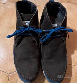 Scarponcini da uomo di pelle scamosciata