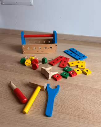 Set attrezzi in legno