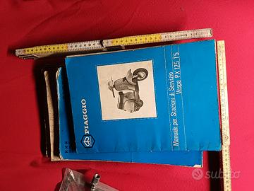 manuale  uso manutenzione vespa, codici piaggio 