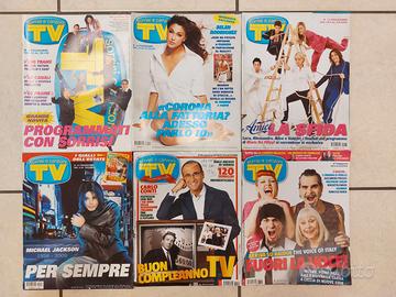 Set di 6 numeri di TV Sorrisi e Canzoni 2009-2014