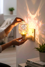 Lampada Bruciaessenze Elettrica 3D Design Stelle