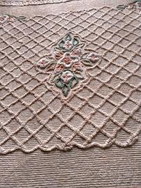 Coperta matrimoniale due piazze vintage ciniglia