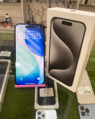 IPHONE 15 128GB USATO Garanzia: 1 ANNO