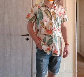 Camicia hawaiana a maniche corte jack and jones M
