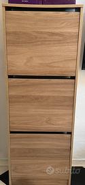 scarpiera BISSA ikea tre scompartimenti