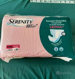Pannolini serenity ultra assorbenti large