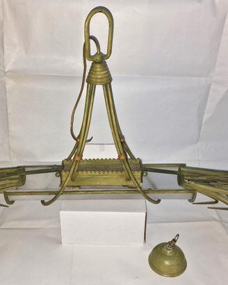LAMPADARIO floreale, 130 x 58 x 30 cm, ferro DECO