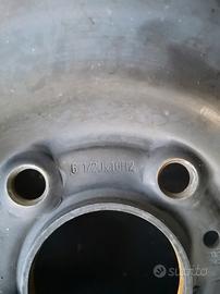cerchi in ferro nr 4 ,5 fori r16 misura195,205,215