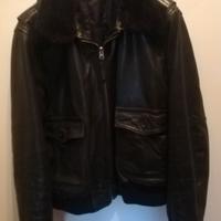 Giubbotto/Bomber Vintage vera pelle come nuovo.