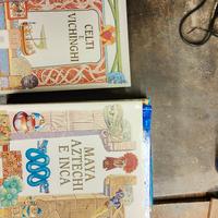 2 libri Giunti junior Maya, aztechi, inca....