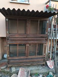 GABBIA PER QUAGLIE OVAIOLE A 2 PIANI