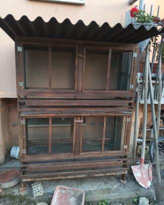 GABBIA PER QUAGLIE OVAIOLE A 2 PIANI