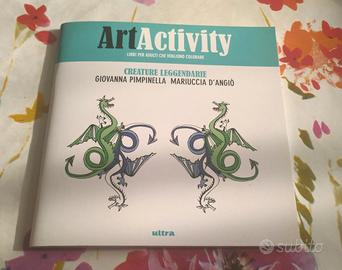 Libro ArtActivity Creature Leggendarie nuovo