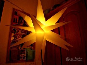 Grande stella LED tridimensionale In&Out