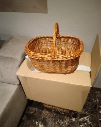 cesta in vimini 
