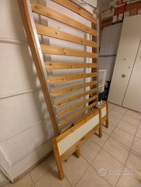Struttura in legno letto singolo ikea