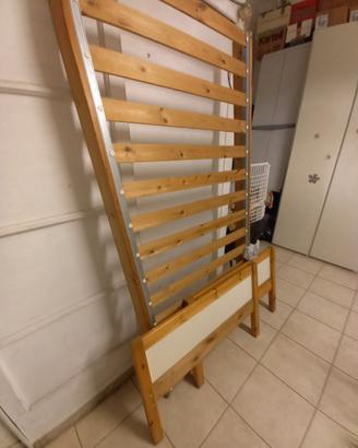Struttura in legno letto singolo ikea