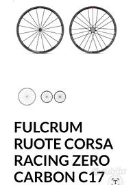 ruote fulcrum zero carbon rim