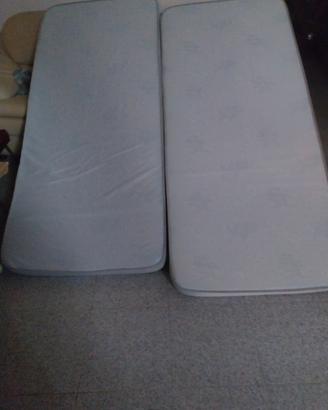 2 Materassini, o topper, per campeggio o lettini 