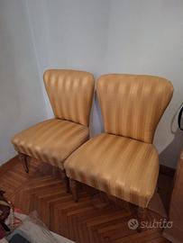 coppia poltroncine in tessuto
