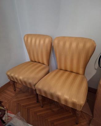 coppia poltroncine in tessuto