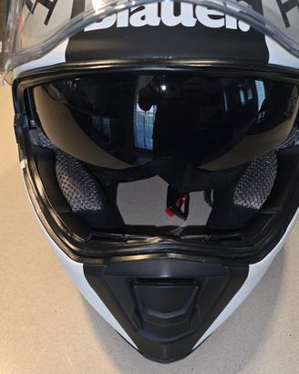 Casco in fibra caberg blauer force one 