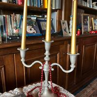 Argento candelabro nuovo antico