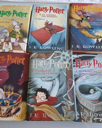 Harry potter edizione storica salani volumi 1/6