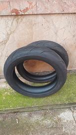 Coppia gomme Dunlop 110/70/17 e 140/70/17