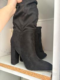 Stivale alto camoscio