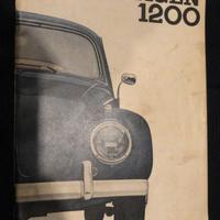 VW LIBRETTO USO E MANUTENZIONE 1963