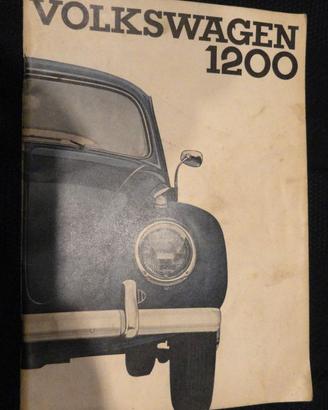 VW LIBRETTO USO E MANUTENZIONE 1963