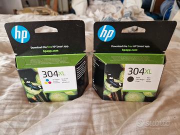 cartucce hp  304 xl nero e colore 