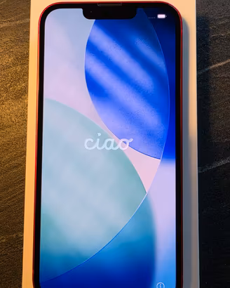I PHONE 13 (Red) 128 GB. Scatola e cavo originale