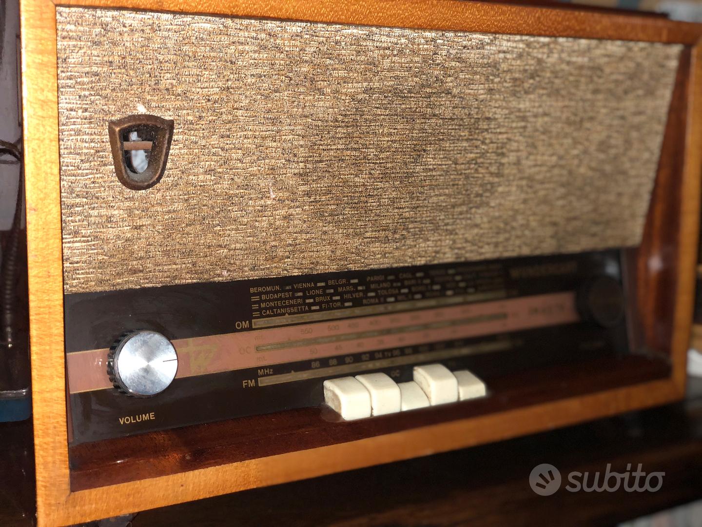 Radio a valvole WUNDERCART FM 610 antiquariato Audio/Video In vendita