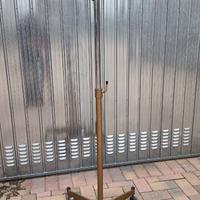 Asta appendiabiti circolare con rotelle